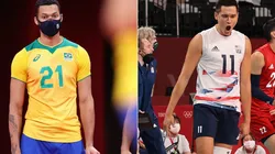 Alan Souza of Brazil (left) and Micah Christenson of USA (right). (Getty)