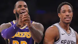 LeBron James & DeMar DeRozan. (Getty)