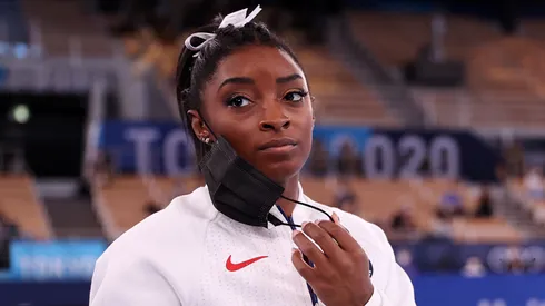 Simone Biles has withdrawn from the women's individual all-around final at Tokyo 2020 Olympics. (Getty)