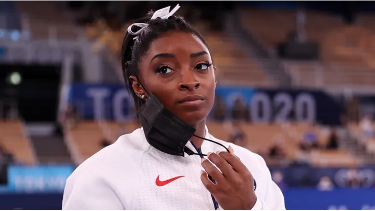 Simone Biles has withdrawn from the women's individual all-around final at Tokyo 2020 Olympics. (Getty)