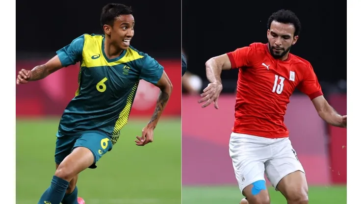 Keanu Baccus of Australia (left), and Karim Eraky of Egypt (right).