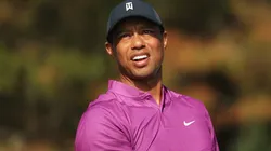 Tiger Woods during the PNC Championship on December 2020. (Getty)