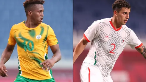 Luther Singh of South Africa (left) and Jorge Sanchez of Mexico (Getty).