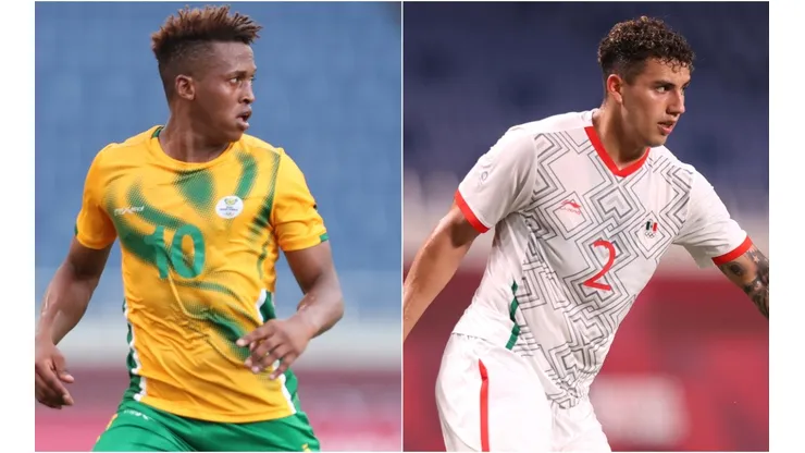 Luther Singh of South Africa (left) and Jorge Sanchez of Mexico (Getty).