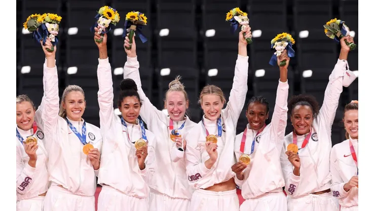 US national volleyball team won gold at Tokyo 2020 (Getty).