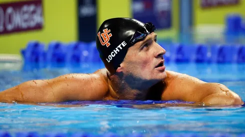 Ryan Lochte during the US trials for the Olympics 2020 (Getty).
