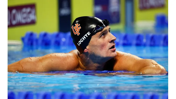 Ryan Lochte during the US trials for the Olympics 2020 (Getty).