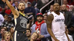 Stephen Curry & Bradley Beal. (Getty)