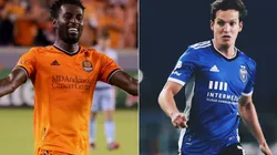 Derrick Jones of Houston Dynamo (left) and Carlos Fierro of San Jose Earthquakes (right). (Getty, Carlos Fierro of San Jose Earthquakes @ Facebook)