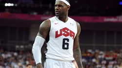 LeBron James playing for Team USA. (Getty)