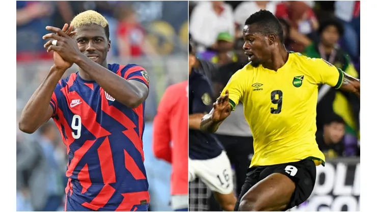 The USA and Jamaica will face off in the 2021 Gold Cup quarterfinals. (Getty)
