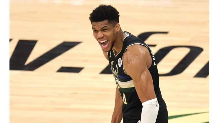 Giannis Antetokounmpo led the Bucks to a long-awaited NBA championship. (Getty)