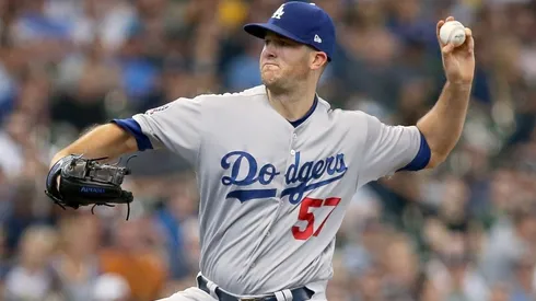 Alex Wood #57 of the Los Angeles Dodgers (Getty)