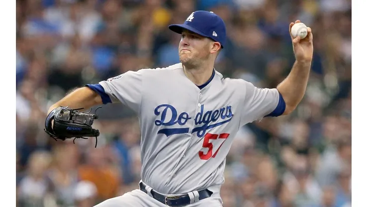 Alex Wood #57 of the Los Angeles Dodgers (Getty)