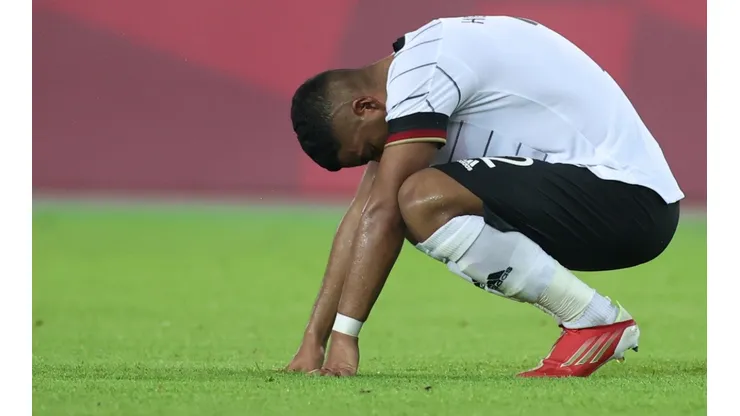 Benjamin Henrichs of Germany looks dejected. (Getty)