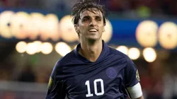 Costa Rica's veteran star Bryan Ruiz put his side in front in the game. (Twitter @GoldCup)