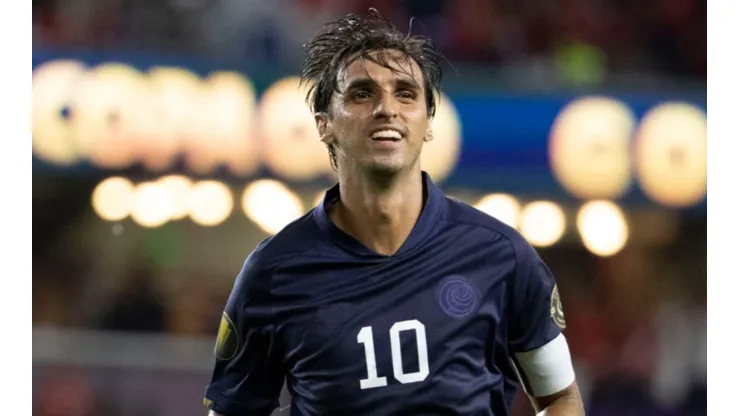 Costa Rica's veteran star Bryan Ruiz put his side in front in the game. (Twitter @GoldCup)