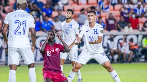 Qatar defeated Honduras and won Group D of the 2021 Gold Cup. (Twitter @GoldCup)