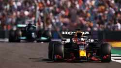 Max Verstappen won the pole position for the British GP (Getty).