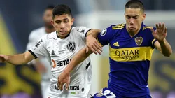 efferson Savarino of Atletico Mineiro (left) and Gonzalo Sandez of Boca Juniors (Getty).