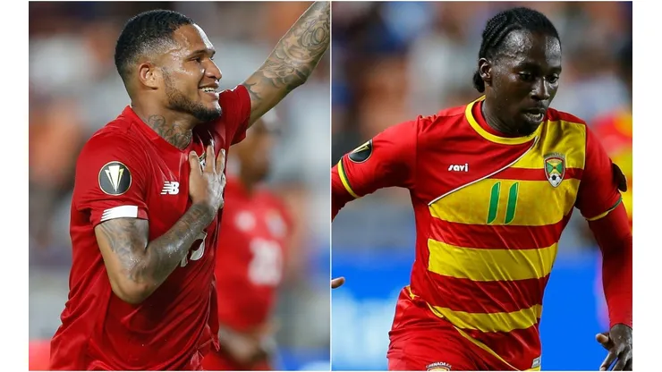 Eric Davis of Panama (left) and Shavon John-Brown of Grenada (Getty).