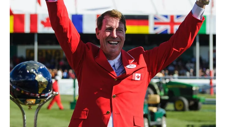 Ian Millar of Canada riding Dixson in 2014. (Getty)