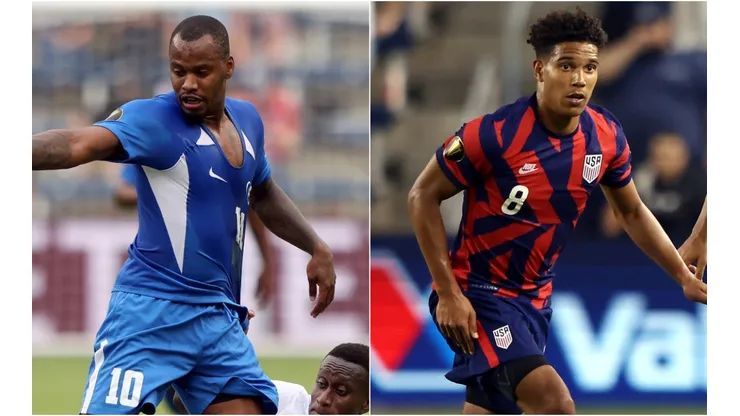 Kevin Fortune of Martinique (left) and Nicholas Gioacchini (Getty).