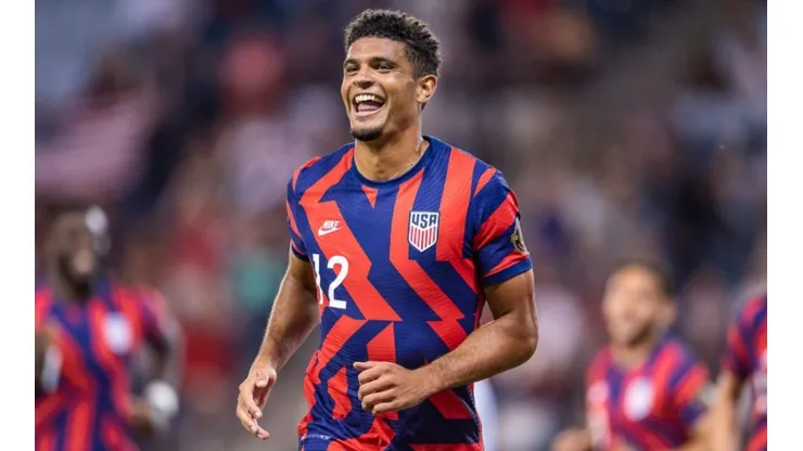 Miles Robinson scored in the USMNT's victory. (Twitter @GoldCup)