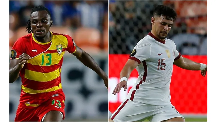 Grenada and Qatar will face off on Matchday 2 of the 2021 Gold Cup Group Stage. (Getty)