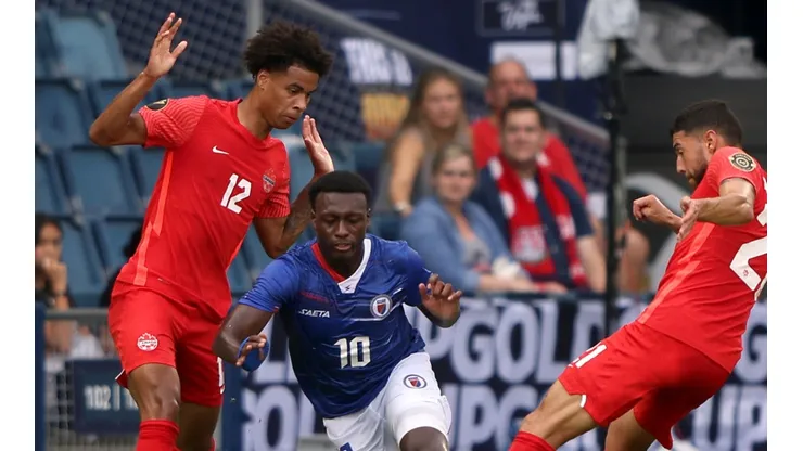 Canada beat Haiti and secured a place in the 2021 Gold Cup quarterfinals. (Getty)