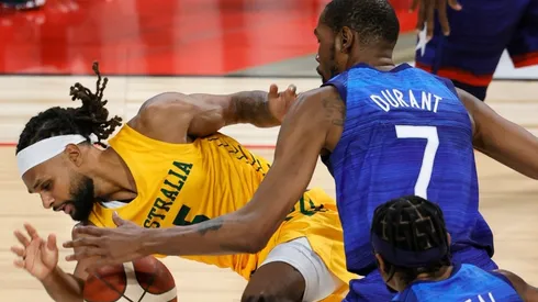 Kevin Durant vs. Australia (Getty)