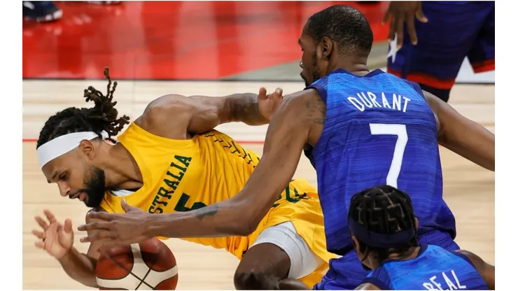 Kevin Durant vs. Australia (Getty)