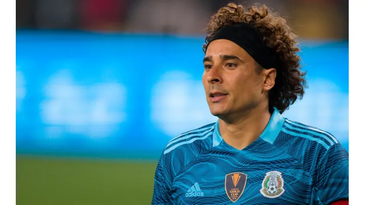Guillermo Ochoa of Mexico looks on. (Getty)