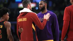 Kevin Love & LeBron James. (Getty)
