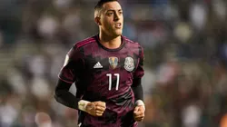 Rogelio Funes Mori scored his first goals in an official competition for Mexico. (Twitter @GoldCup)