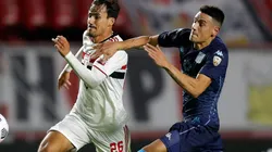 Igor Gomes of Sao Paulo (left) and Mauricio Martinez of Racing (Getty).