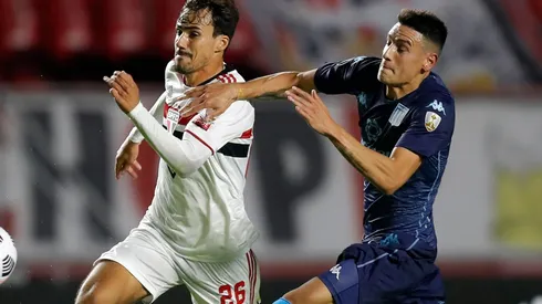 Igor Gomes of Sao Paulo (left) and Mauricio Martinez of Racing (Getty).
