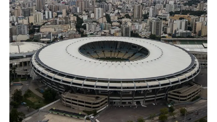 The Maracana Stadium in Río de Janeiro, home to the Copa America 2021 final. (Getty)