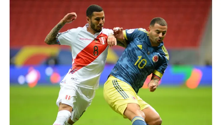 Colombia and Peru faced each other in the Copa America 2021 third-place game. (Getty)