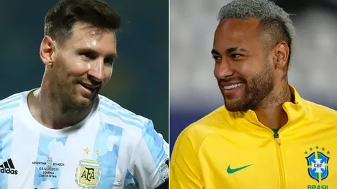 Lionel Messi and Neymar (Getty).