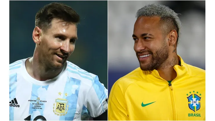 Lionel Messi and Neymar (Getty).