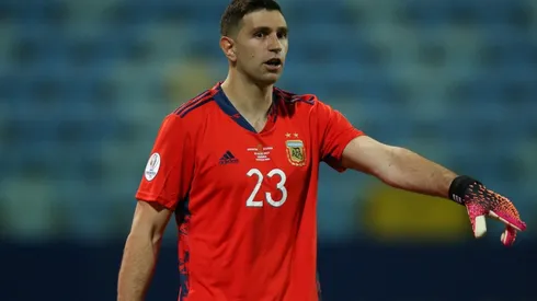 Dibu Martinez was a hot topic on social media as he came up clutch to send Argentina to the Copa America 2021 Final. (Getty)