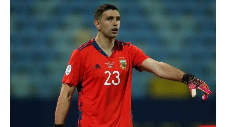 Dibu Martinez was a hot topic on social media as he came up clutch to send Argentina to the Copa America 2021 Final. (Getty)