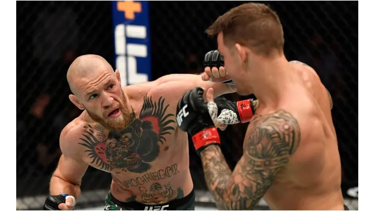Conor McGregor vs Dustin Poirier. (Getty)