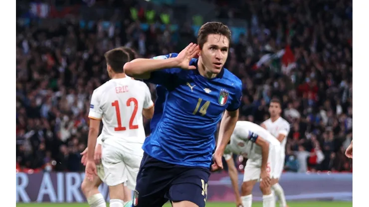 Federico Chiesa put Italy in front. (Getty)