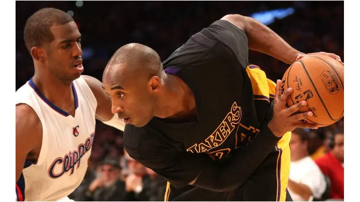 Chris Paul & Kobe Bryant. (Getty)