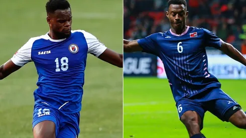 Peterson Joseph of Haiti (left) and Jaylon Bather of Bermuda (Getty).