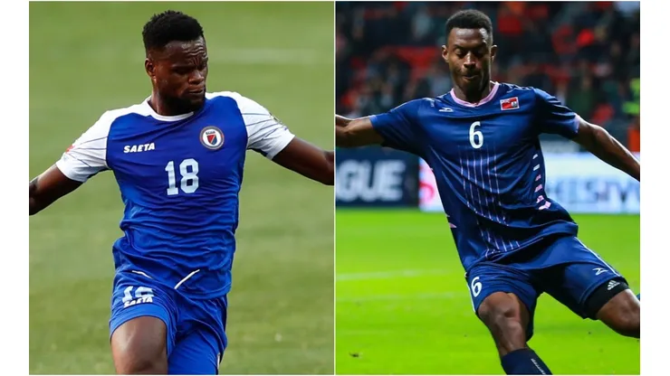 Peterson Joseph of Haiti (left) and Jaylon Bather of Bermuda (Getty).