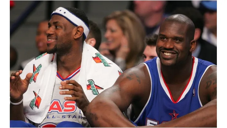 LeBron James & Shaquille O'Neal. (Getty)