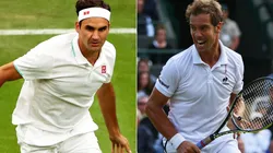 Roger Federer (left) and Richard Gasquet (Getty).